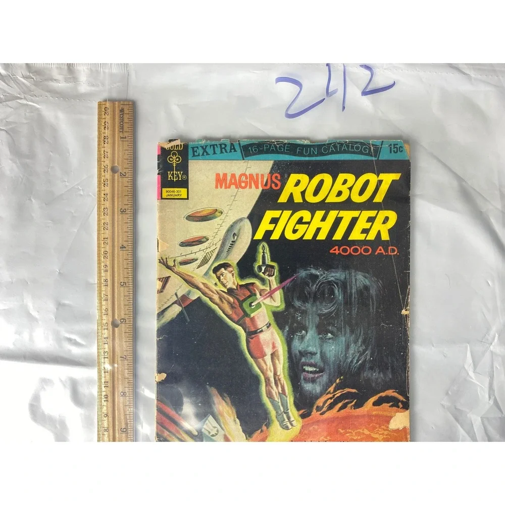 Magnus Robot Fighter 4000 AD Comic Book 1960s Key Comics Extra Fun Catalog‎